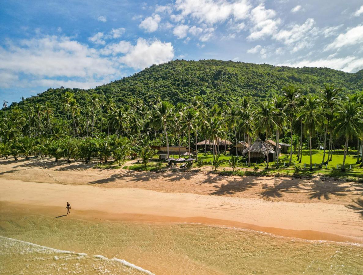 Eco Sanctuaries Nature Lodge Nacpan Beach, Ел Нидо Екстериор снимка