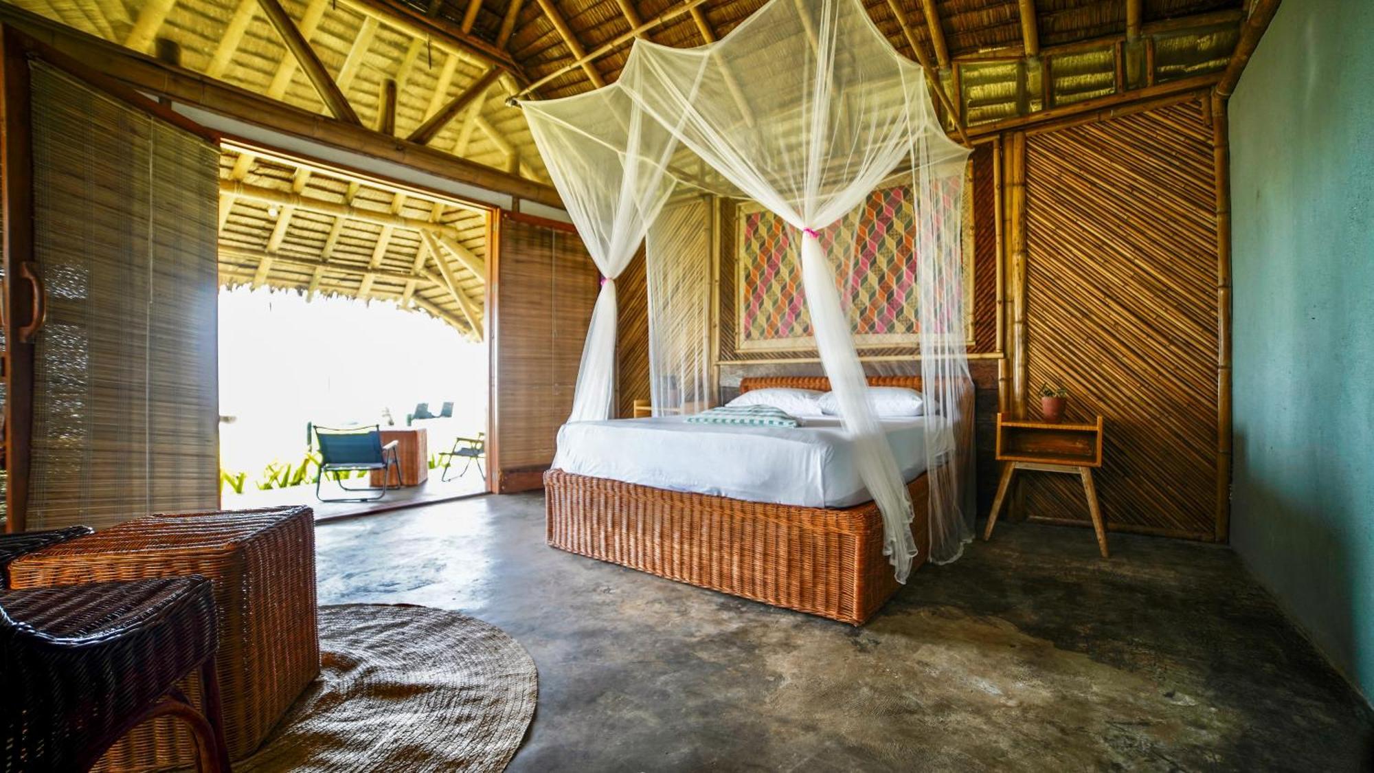 Eco Sanctuaries Nature Lodge Nacpan Beach, Ел Нидо Екстериор снимка