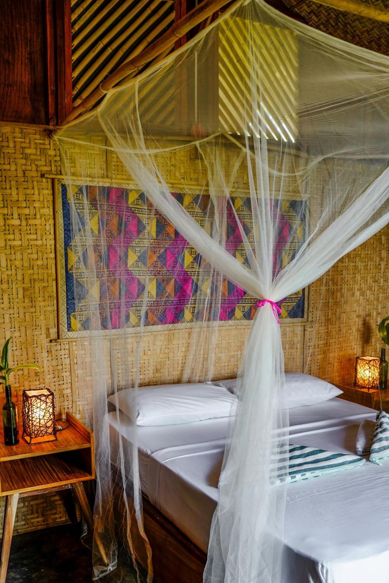Eco Sanctuaries Nature Lodge Nacpan Beach, Ел Нидо Екстериор снимка