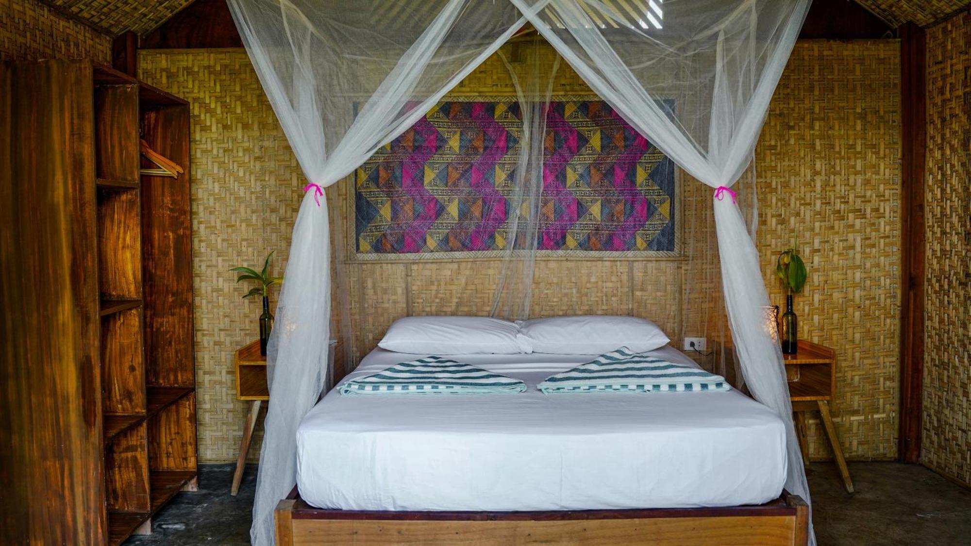 Eco Sanctuaries Nature Lodge Nacpan Beach, Ел Нидо Екстериор снимка