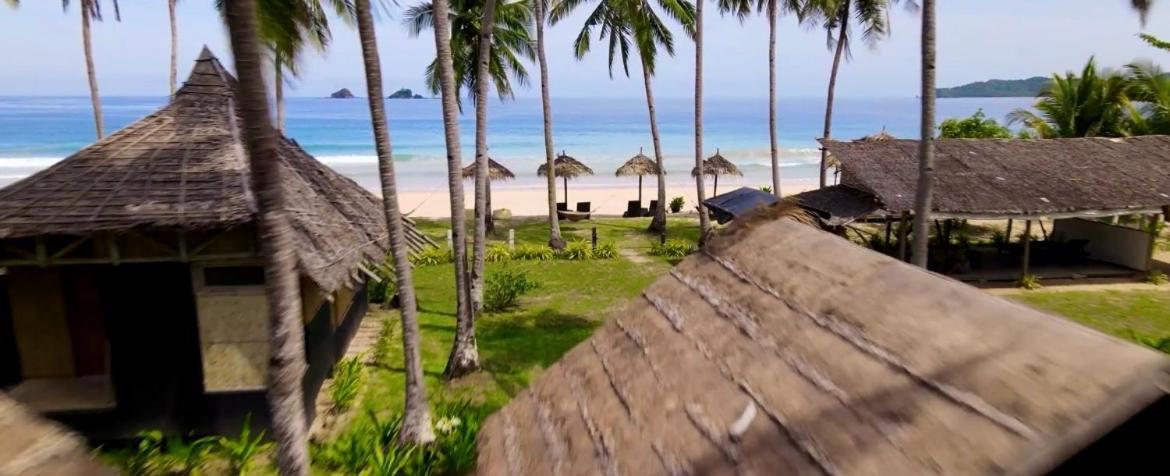 Eco Sanctuaries Nature Lodge Nacpan Beach, Ел Нидо Екстериор снимка