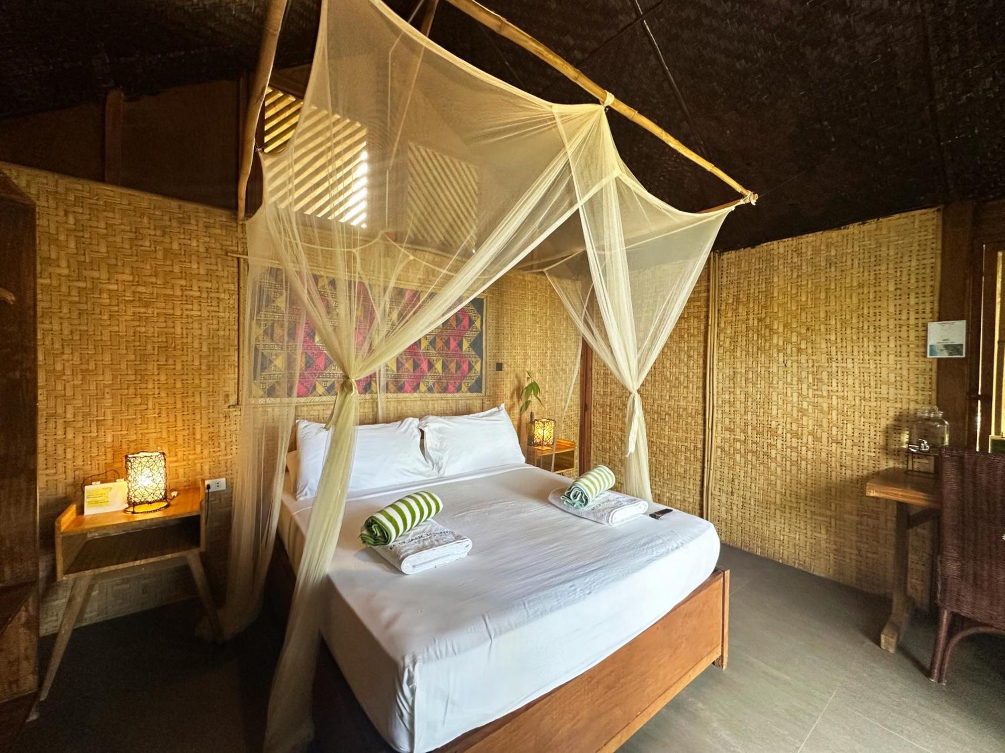 Eco Sanctuaries Nature Lodge Nacpan Beach, Ел Нидо Екстериор снимка